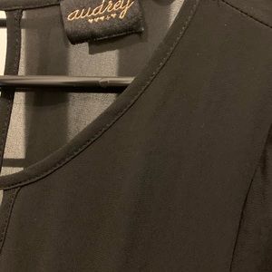 AUDREY SZ S BLCK DRESS
